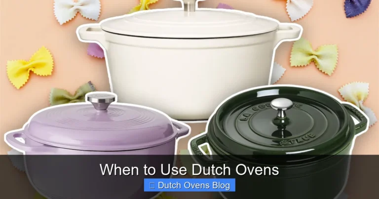 When to Use Dutch Ovens