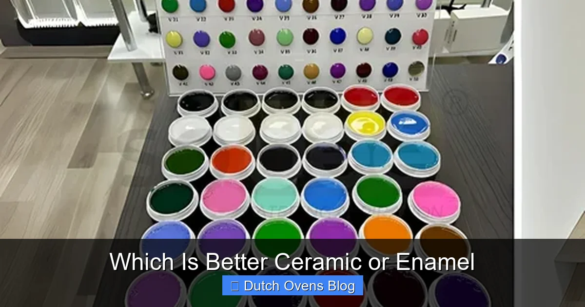 Which Is Better Ceramic or Enamel