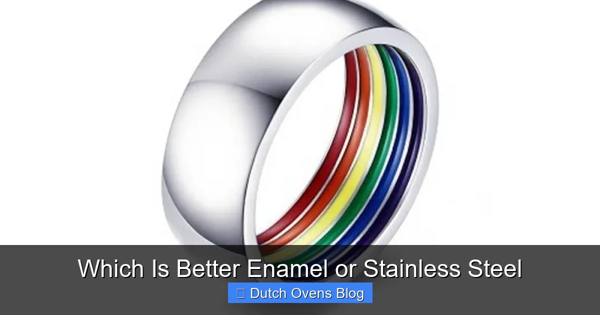 Which Is Better Enamel or Stainless Steel