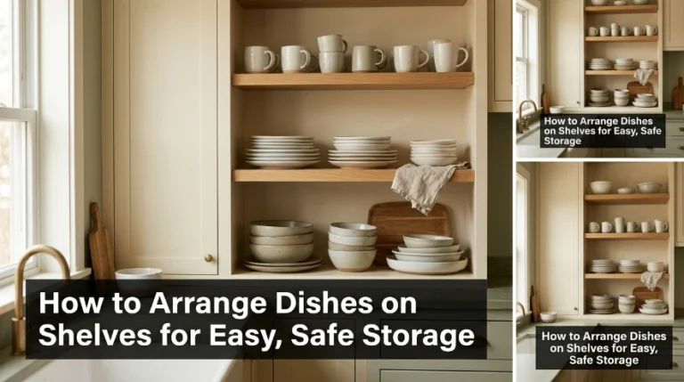 How to Arrange Dishes on Shelves for Easy, Safe Storage