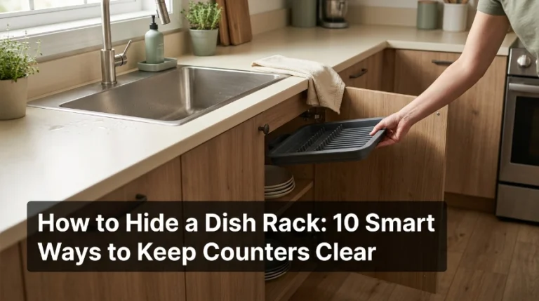 How to Hide a Dish Rack 10 Smart Ways to Keep Counters Clear
