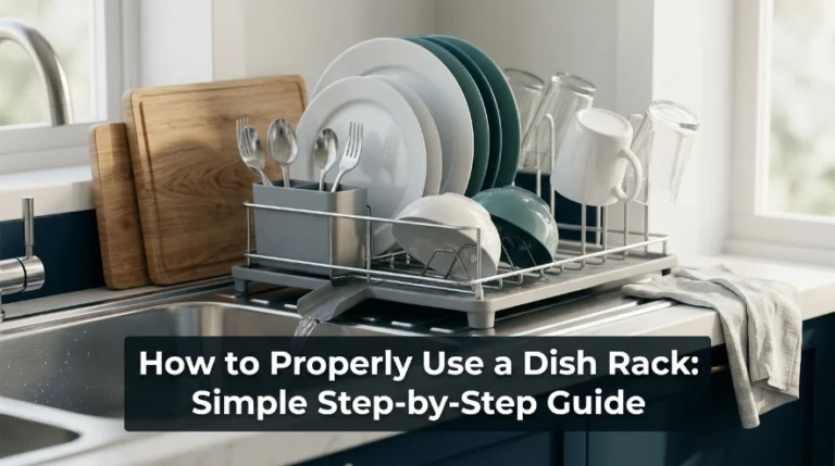 How to Properly Use a Dish Rack Simple Step-by-Step Guide