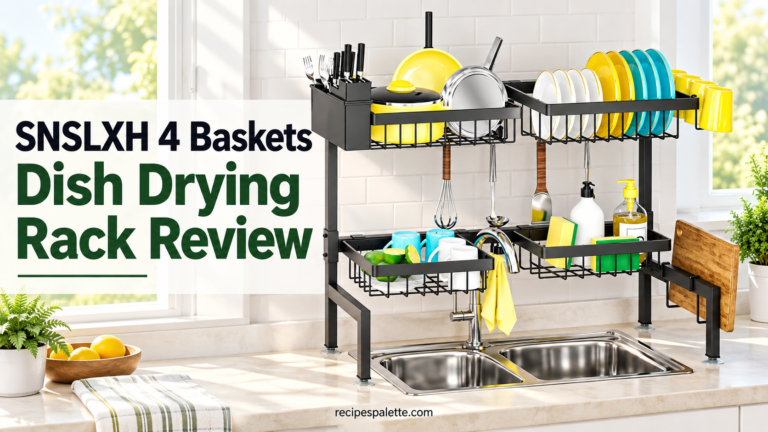 SNSLXH 4 Baskets Dish Drying Rack Review