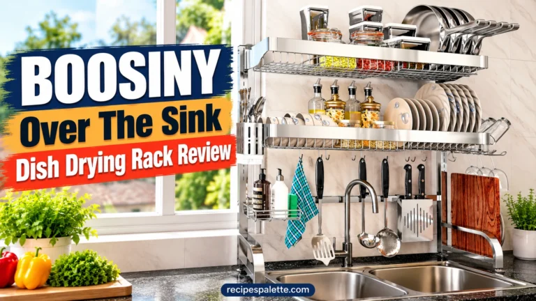 BOOSINY Over The Sink Dish Drying Rack Review