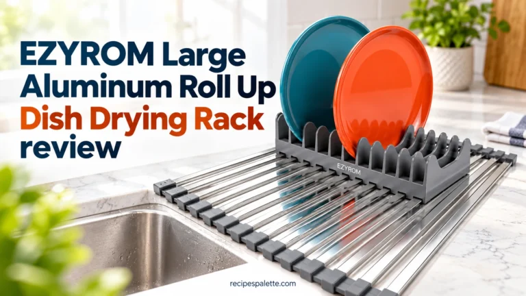 EZYROM Large Aluminum Roll Up Dish Drying Rack Review