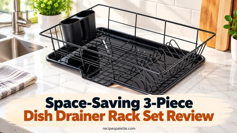 Space-Saving 3-Piece Dish Drainer Rack Set Review