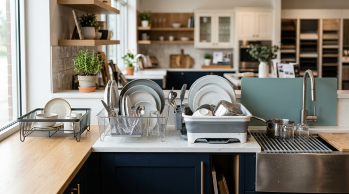 How Big Is a Standard Dish Rack Sizes, Fit & What Actually Work