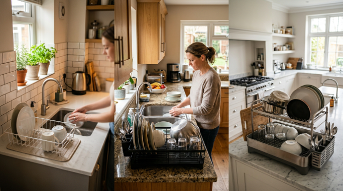 What are the most common dish rack sizes