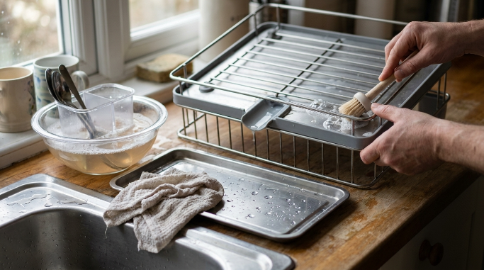 How Do You Keep a Dish Rack Clean