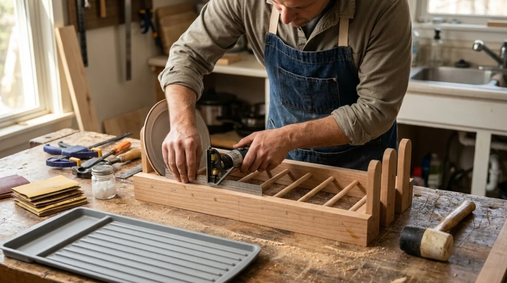 How Do You Make a Homemade Dish Rack Step by Step
