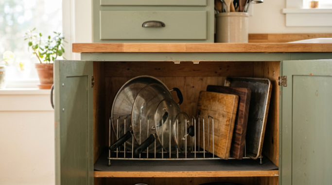 How Can I Repurpose an Old Dish Rack in the Kitchen