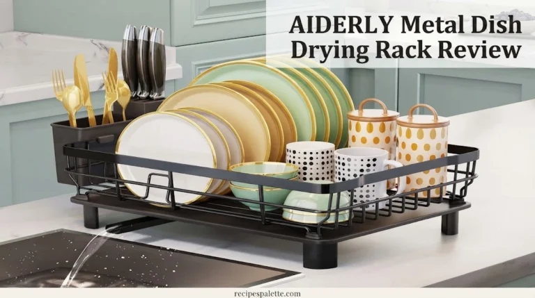 AIDERLY Metal Dish Drying Rack Review