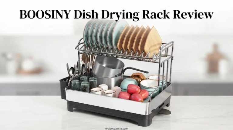 BOOSINY Dish Drying Rack Review