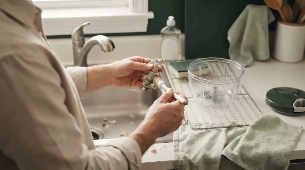 How Do You Clean a Manual Vegetable Chopper After Each Use