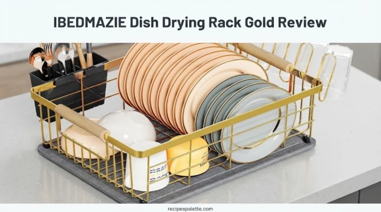 IBEDMAZIE Dish Drying Rack Gold Review