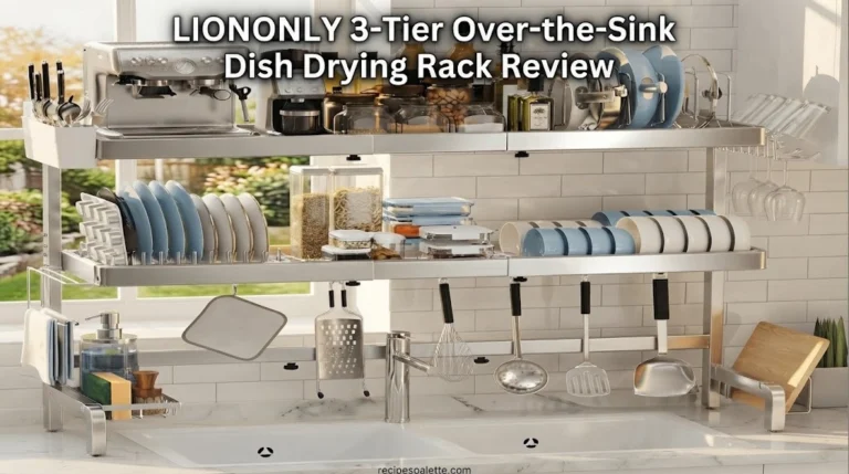 LIONONLY 3-Tier Over-the-Sink Dish Drying Rack Review