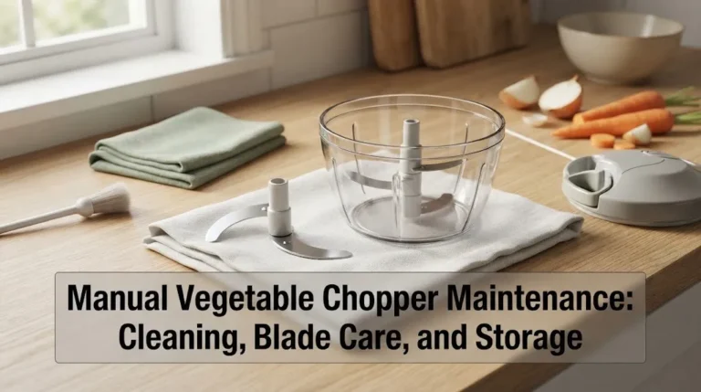 Manual Vegetable Chopper Maintenance