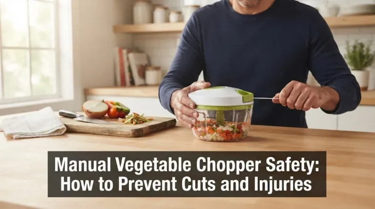 Manual Vegetable Chopper Safety