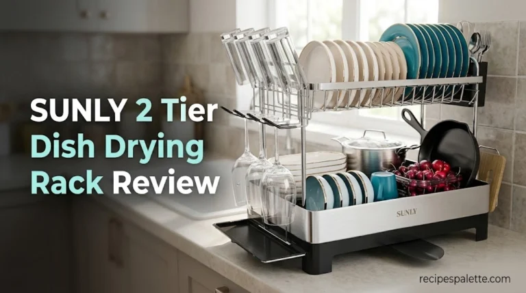 SUNLY 2 Tier Dish Drying Rack Review