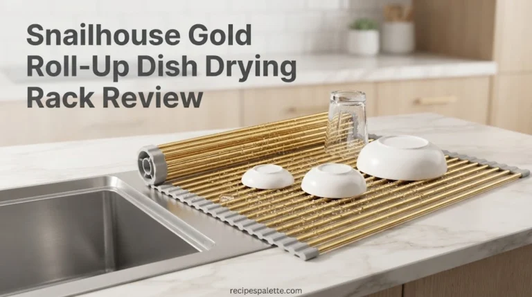 Snailhouse Gold Roll-Up Dish Drying Rack Review